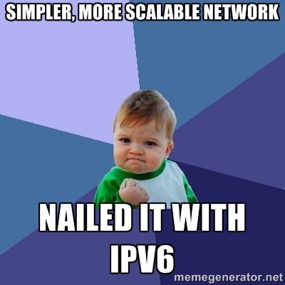 Success with IPv6